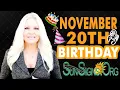 Born On November 20th - Happy Birt ay