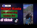 Lagu cara hemat Kuota internet saat live tiktok