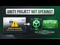 Unity Project Not Opening How to Fix Missing Editor Version in Unity Hub In WIndows