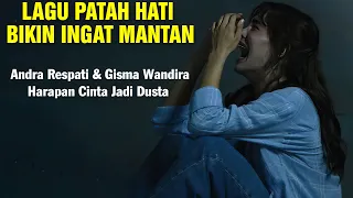 Download Andra Respati \u0026 Gisma Wandira - Harapan Cinta Jadi Dusta  Lyrics Video MP3