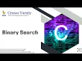 Binary Search in C Programming - Cranes Varsity