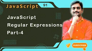 JavaScript Regular Expressions Part4 - JavaScript Tutorial 91