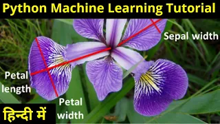 Iris Dataset Machine Learning Tutorial in Python in Hindi Machine Learning using Sklearn in Python
