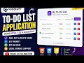 CodSoft Internship Task 1 - To Do List Application