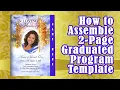 How To Assemble The 2-Page Graduated Program Template