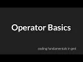 Operator Basics GameMaker Studio 2