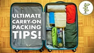Download Minimalist Packing Tips \u0026 Hacks - Travel Light With Only Carry-On Luggage! MP3