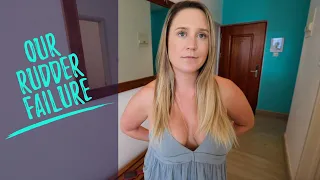 Our RUDDER FAILURE! – Lazy Gecko Sailing VLOG 173