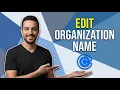 How To Edit Organization Name In Calendly Easy Guide
