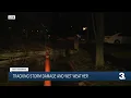 Tracking storm damage and wet weather