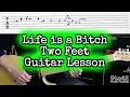 Download Lagu How to play Two Feet - Love Is A Bitch Guitar tutorial Lesson
