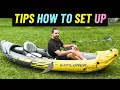Intex Explorer Inflatable Kayak Review and Assembly of Full Set-up