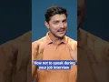 Don t Make This Mistake During An Interview - Indeed India