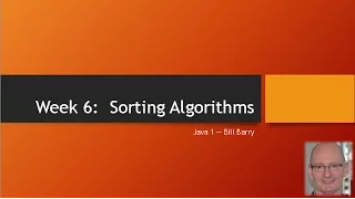 Java1-06 Sorting Algorithms and Big O - Demo1