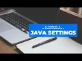 Java Settings for e-Tender and e-Procurement
