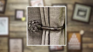 Curtain Pole Guide Hold Backs
