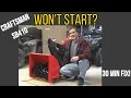 Snow Blower Won t Start After Summer Complete Fix Craftsman SB410 Works All Brands Ran Last Year