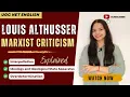 Louis Althusser EXPLAINED Ideology Interpellation Structural Marxism UGC NET English