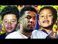 Blueface Takes Pinkface And Javaughn To The Park And Spends Family Time With Jaidyn And His Two Kids