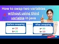 Frequently Asked Java Program 01 Swap Two Numbers without third variable