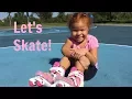 Little Girl on Roller Skates