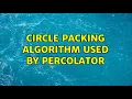 circle packing algorithm used by Percolator