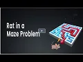 Rat in the maze Backtracking