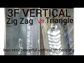 two very powerful vertical 3F welding techniques Zig zag vs triangle Good for beginers