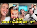 Baby Wyatt Kelce ENCHANTED by MEETING Aunt Tay Taylor Swift