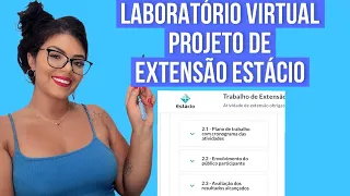 Estácio como fazer o projeto de extensão laboratório virtual Estácio #estaciodesa #estacio