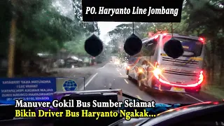 Download Crew Bus PO Haryanto Geleng Geleng Kepala Melihat Manuver Bus Sumber Selamat MP3