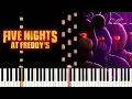 Five Nights At Freddy s - The Movie Main Theme Piano Tutorial
