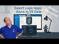 How to Export Standard Logic Apps from Azure Portal to VS Code