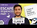 L016 Escape Sequences - Part 2 Class 9th ICSE Computer Applications Java