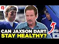 Jaxson Dart Can t Stay Out Of The Medical Tent The Jim Rome Show