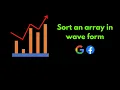 Sort an Array in Wave Form DSA Animation Easy Explanation Interview Question
