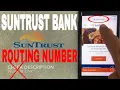 SunTrust ABA Routing Number - Where Is It