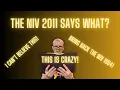 The NIV 2011 Says What