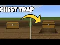 Minecraft Bedrock - Chest Trap Tutorial