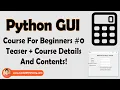 Learn Tkinter With Projects Python Tkinter GUI Tutorial In Hindi