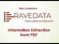Case Study Extract Information From PDF Files Data Science Python RaveData
