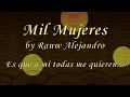Rauw Alejandro - Mil Mujeres (Lyric Video)