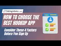 How to Choose the Best Hookup App