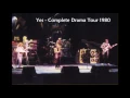 YES - COMPLETE DRAMA TOUR 1980
