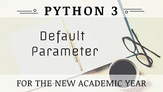 Default Parameter in python