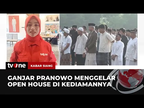 Gelar Open House, Warga Silaturahmi Lebaran di Rumah Ganjar