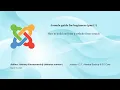 Joomla guide for beginners part 7 How to build and host a website from scratch