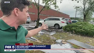 Severe weather brings down trees floods streets in Fulton County FOX 5 News