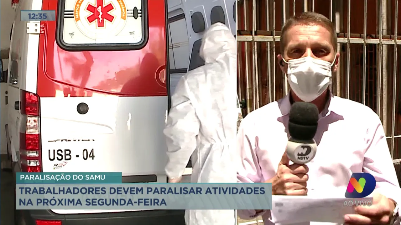 Paralisação do SAMU: trabalhadores devem paralisar atividades na próxima semana