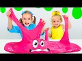 Download Lagu Maya e Mary se divertindo com Slimes e Jogos Engraçados!